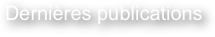 Dernières publications